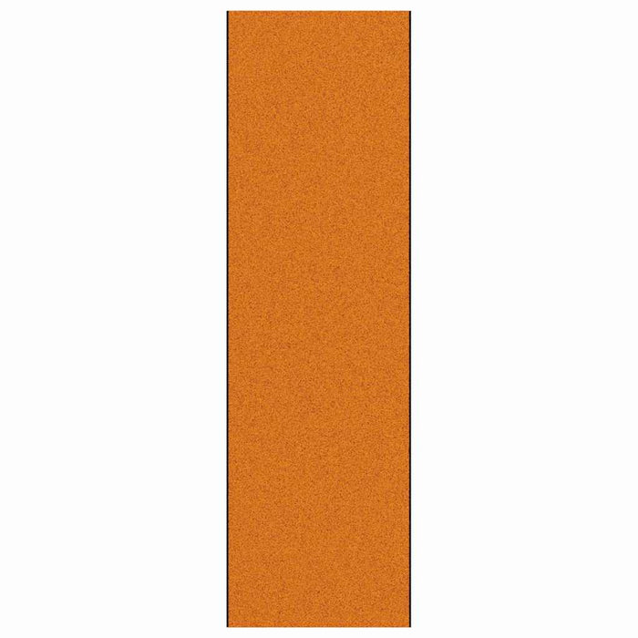 Tappetino Altro Arancione e Nero 120 x 400 cm Poliammide e PVC 4100748
