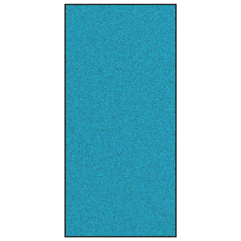 Tappetino Altro Ciano e Nero 120 x 250 cm Poliammide e PVC 4100749