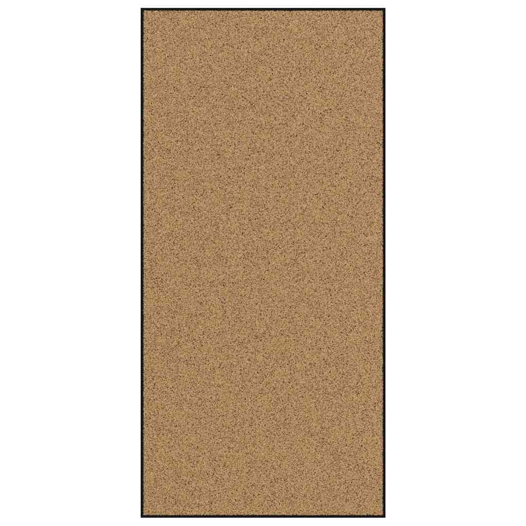 Tappetino Altro Crema e Nero 120 x 250 cm Poliammide e PVC 4100753