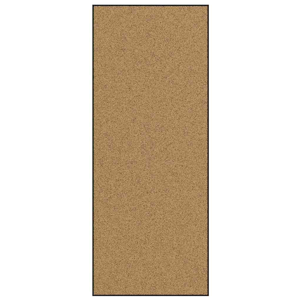 Tappetino Altro Crema e Nero 120 x 300 cm Poliammide e PVC 4100754
