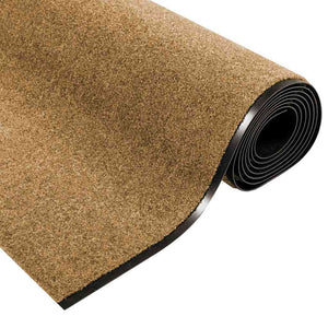 Tappetino Altro Crema e Nero 120 x 350 cm Poliammide e PVC 4100755
