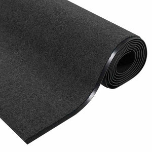 Tappetino Antracite e Nero 120 x 350 cm Polipropilene e vinile 4100769