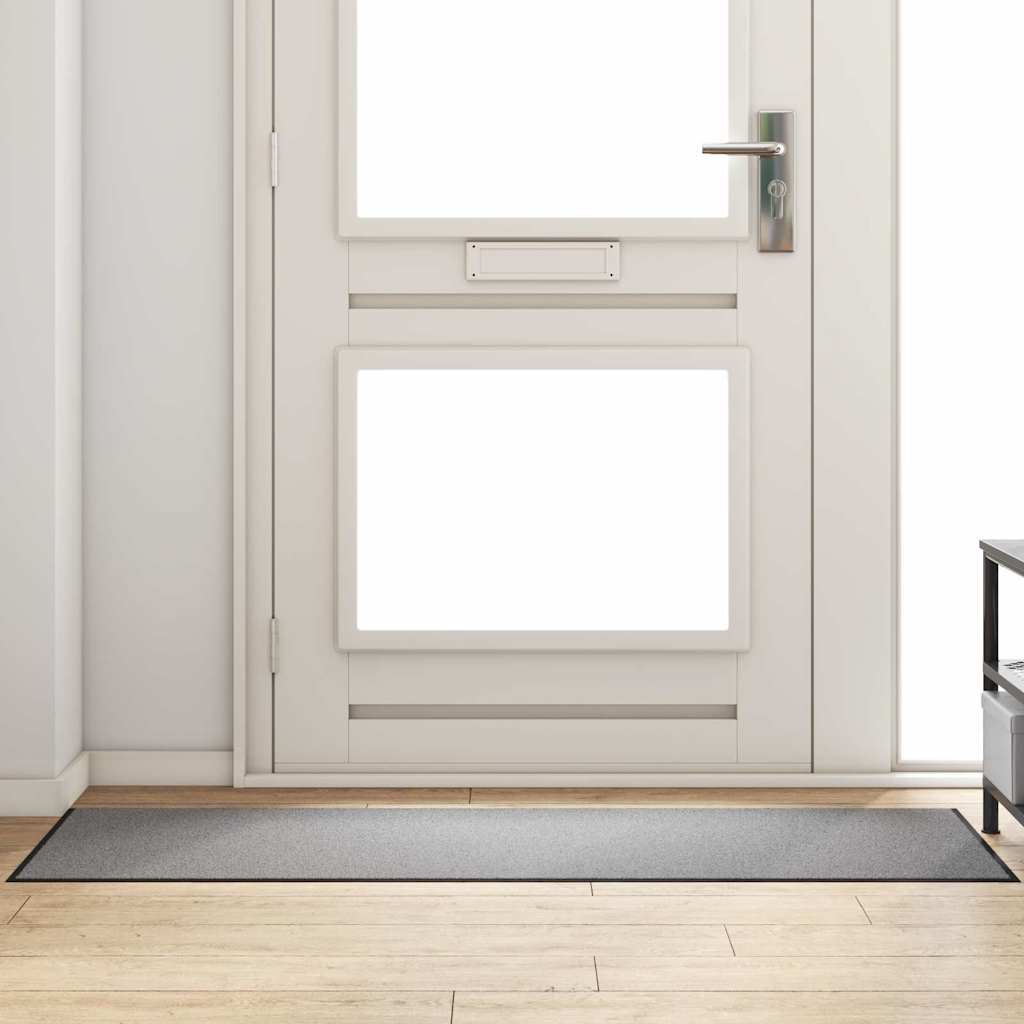 Tappetino Grigio e Nero 60 x 180 cm Polipropilene e vinile 4100771