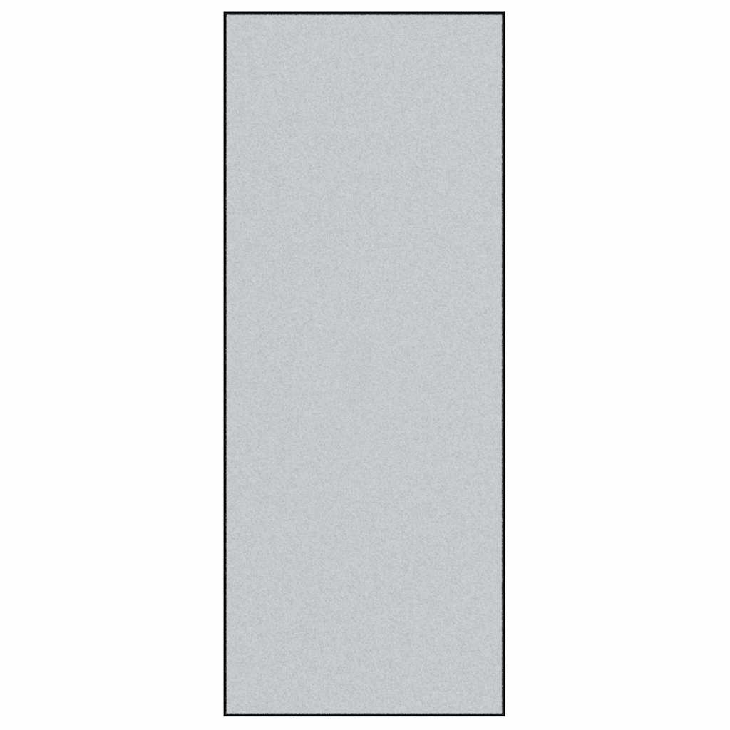 Tappetino Grigio e Nero 120 x 300 cm Polipropilene e vinile 4100775