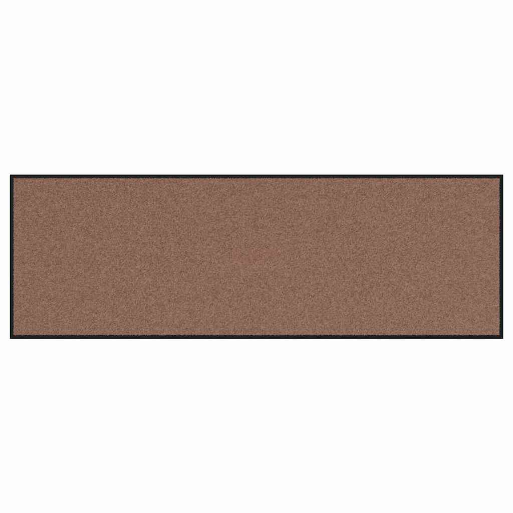 Tappetino Marrone e Nero 60 x 180 cm Polipropilene e vinile 4100778