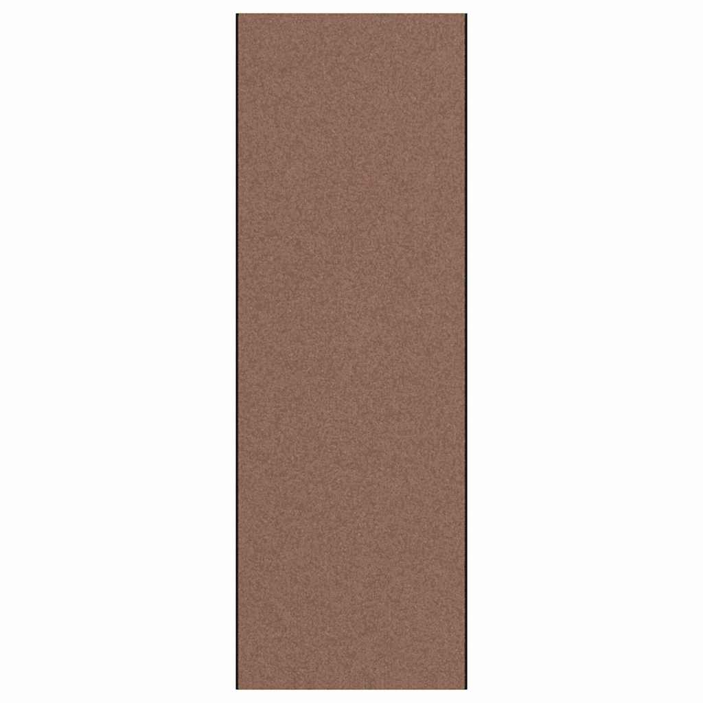 Tappetino Marrone e Nero 120 x 350 cm Polipropilene e vinile 4100783