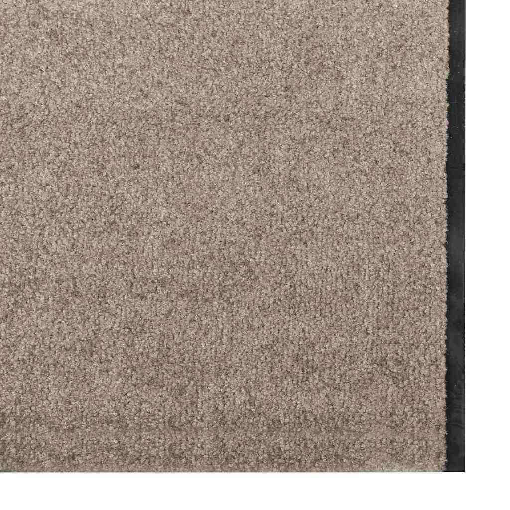 Tappetino Beige e Nero 120 x 350 cm Polipropilene e vinile 4100790
