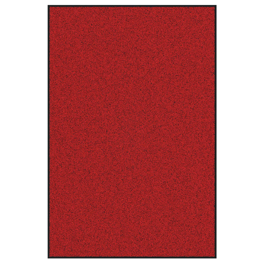 Tappetino Rosso e Nero 120 x 180 cm Polipropilene e vinile 4100794