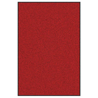 Tappetino Rosso e Nero 120 x 180 cm Polipropilene e vinile 4100794