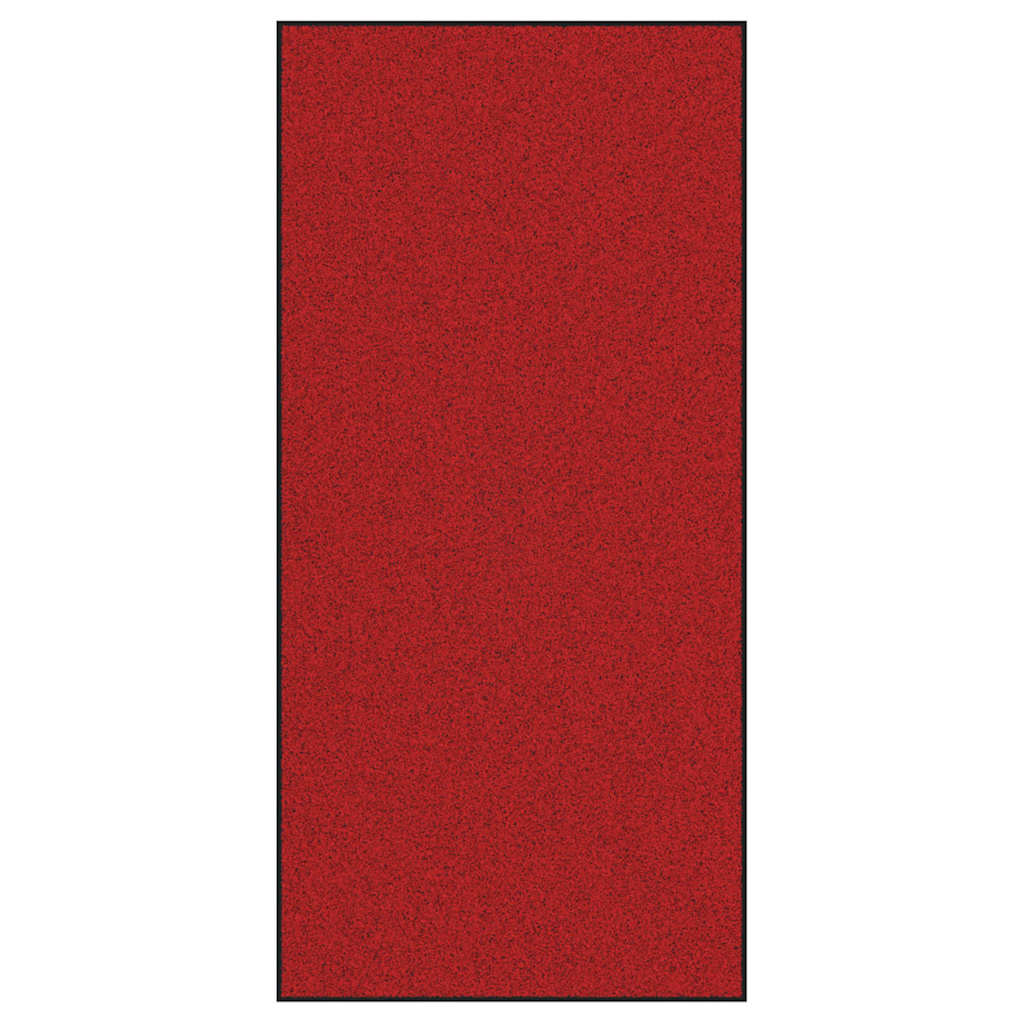 Tappetino Rosso e Nero 120 x 250 cm Polipropilene e vinile 4100795