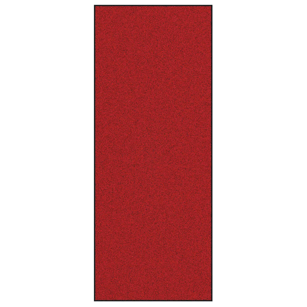 Tappetino Rosso e Nero 120 x 300 cm Polipropilene e vinile 4100796