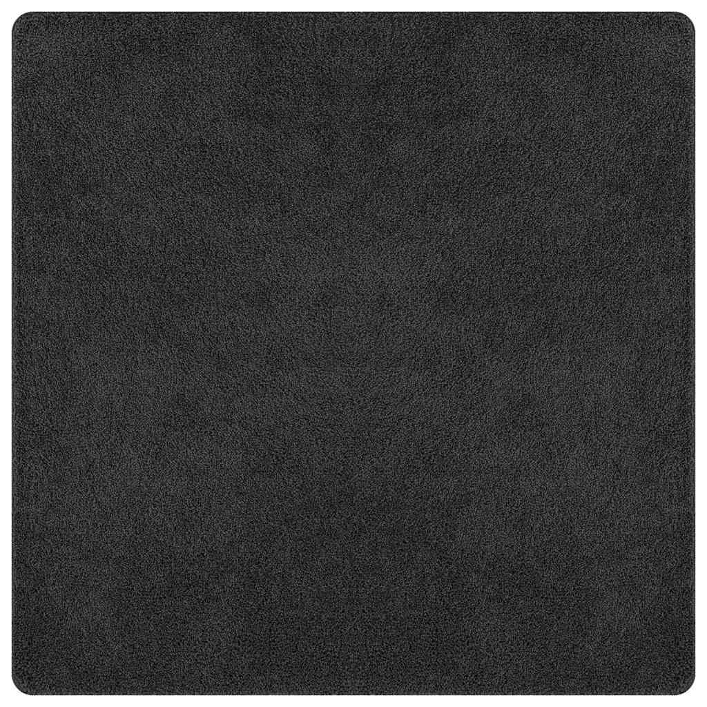 Tappeto Shaggy Antiscivolo Grigio scuro 160 x 160 cm PP 4019770