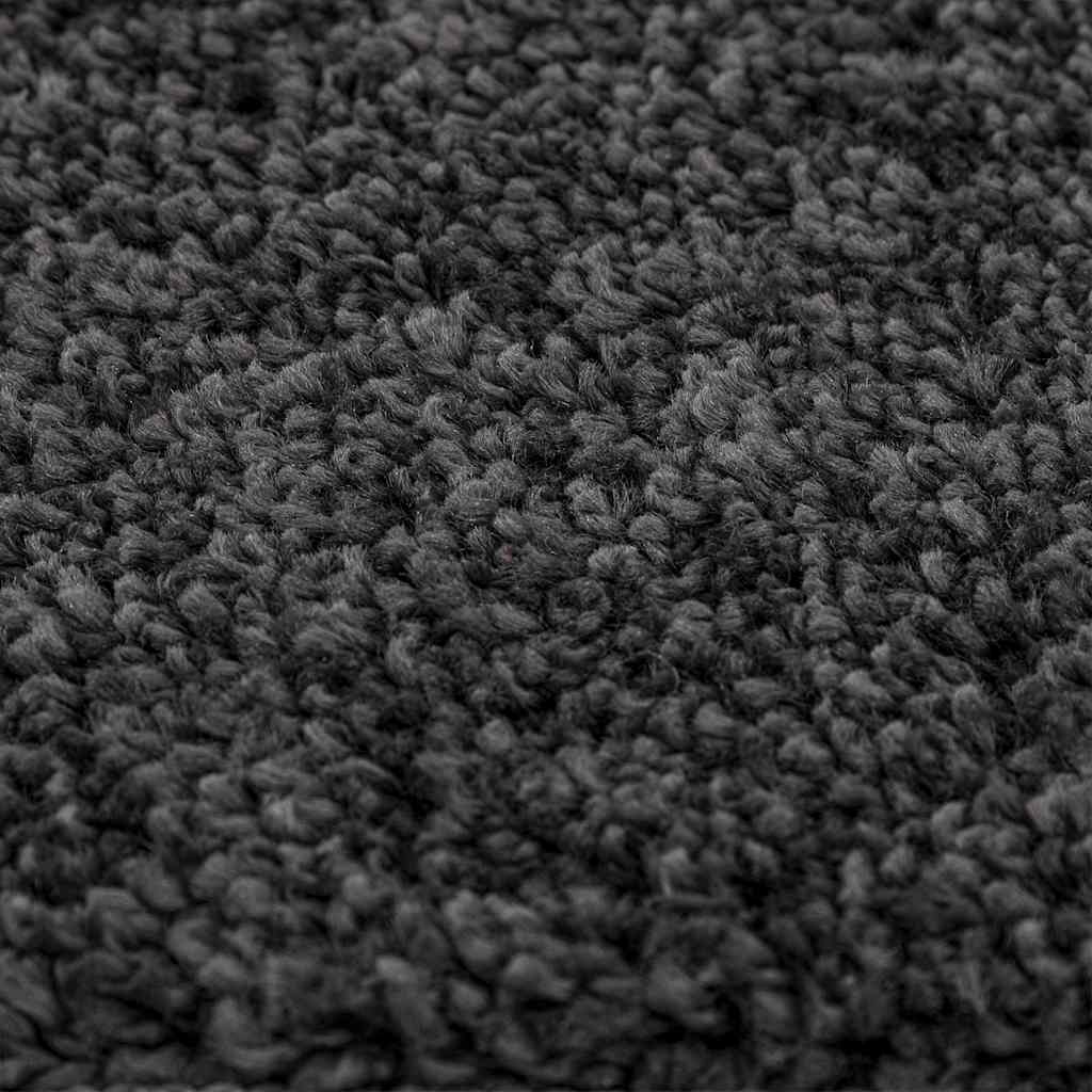 Tappeto Shaggy Antiscivolo Grigio scuro 200 x 200 cm PP 4019771