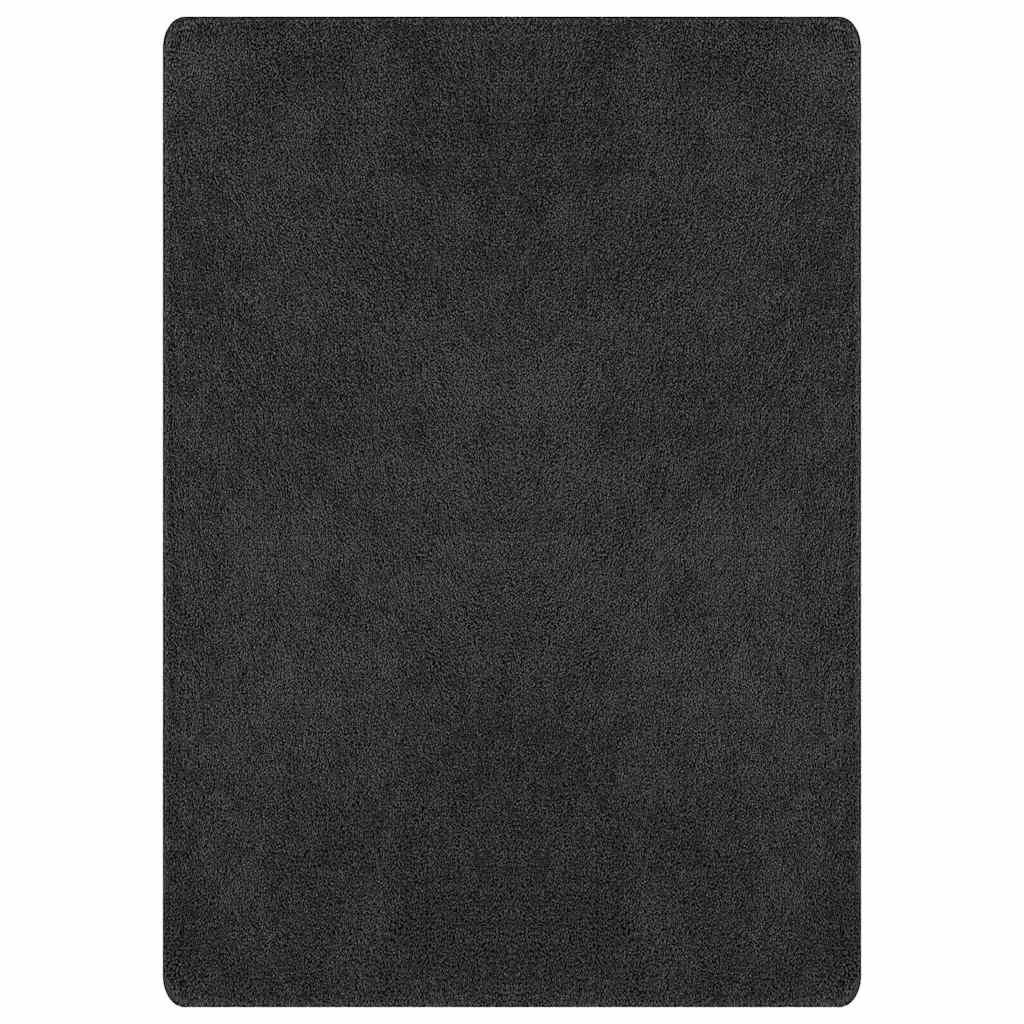 Tappeto Shaggy Antiscivolo Grigio scuro 240 x 340 cm PP 4019772