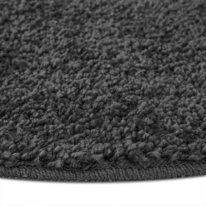 Tappeto Shaggy Antiscivolo Grigio scuro 90 x 90 cm PP 4019773