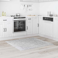 Tappeto Shaggy Antiscivolo Grigio 120 x 120 cm PP 4019776