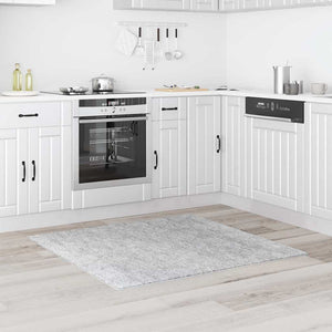 Tappeto Shaggy Antiscivolo Grigio 120 x 120 cm PP 4019776