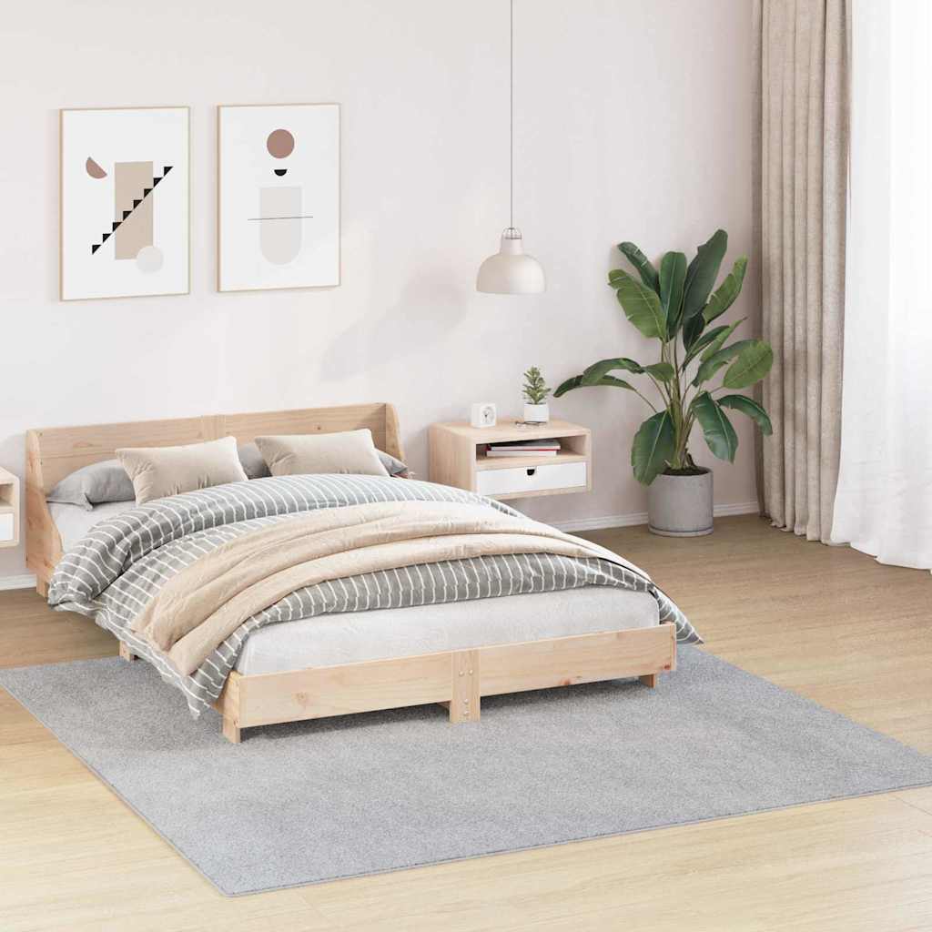 Tappeto Shaggy Antiscivolo Grigio 200 x 200 cm PP 4019778