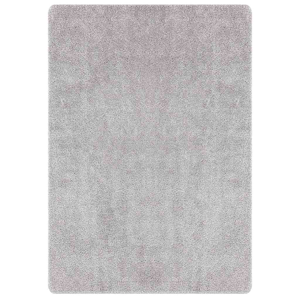 Tappeto Shaggy Antiscivolo Grigio 240 x 340 cm PP 4019779