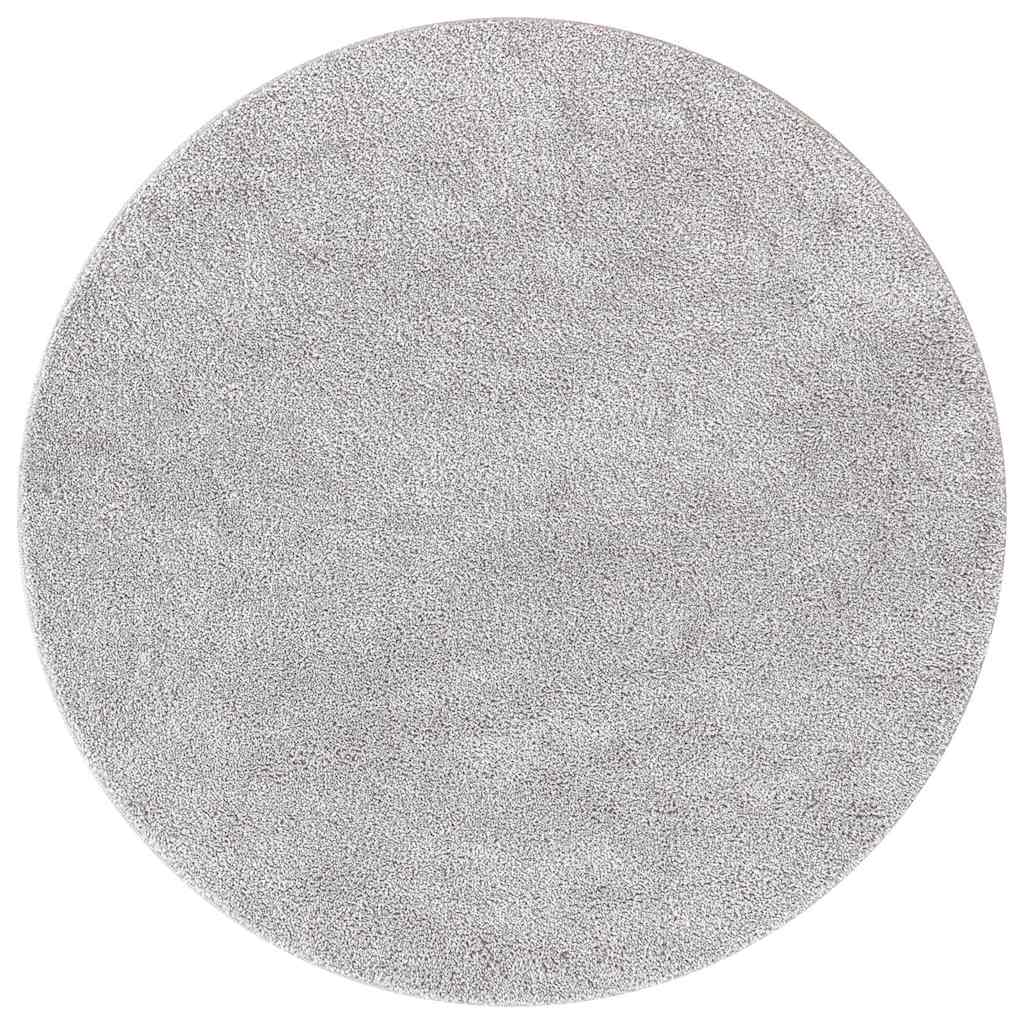 Tappeto Shaggy Antiscivolo Grigio 90 x 90 cm PP 4019780