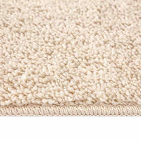 Tappeto Shaggy Antiscivolo Crema 120 x 120 cm PP 4019783