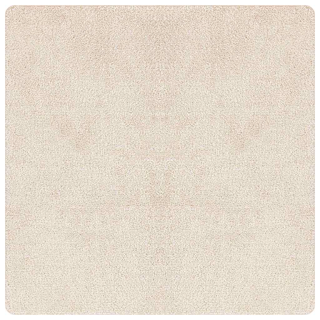 Tappeto Shaggy Antiscivolo Crema 160 x 160 cm PP 4019784