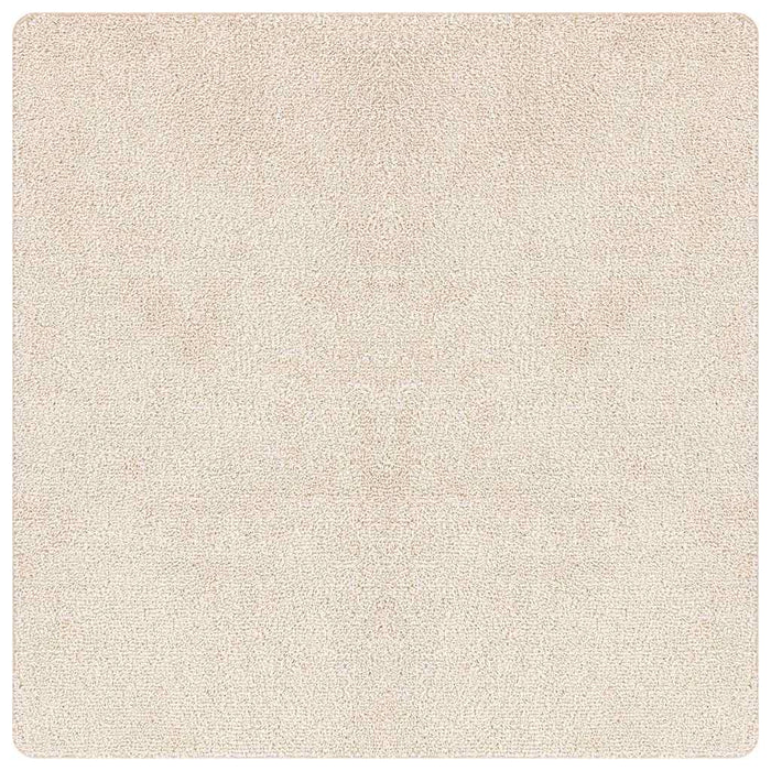 Tappeto Shaggy Antiscivolo Crema 200 x 200 cm PP 4019785
