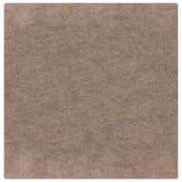 Tappeto Shaggy Antiscivolo Marrone 120 x 120 cm PP 4019791