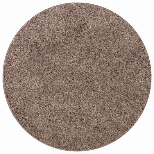 Tappeto Shaggy Antiscivolo Marrone 120 x 120 cm PP 4019800
