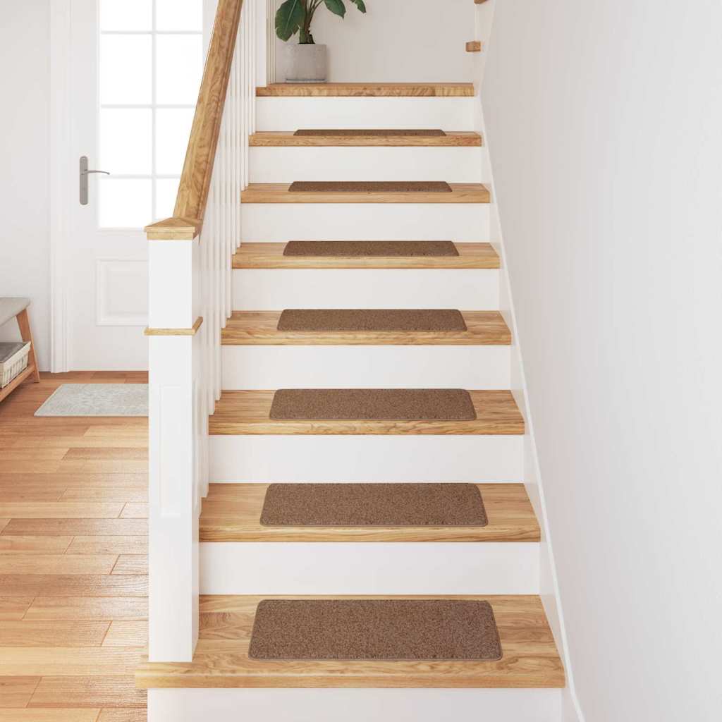 Tappetini Antiscivolo per Scale 15 pcs Giallo 60 x 25 cm PP 4019808