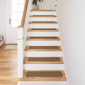 Tappetini Antiscivolo per Scale 15 pcs Giallo 75 x 20 cm PP 4019809