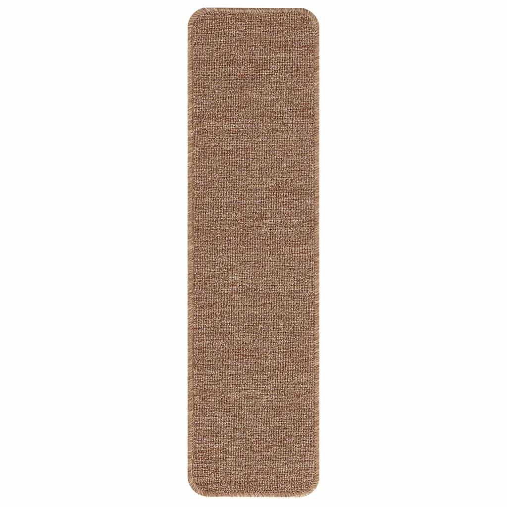 Tappetini Antiscivolo per Scale 15 pcs Giallo 75 x 20 cm PP 4019809