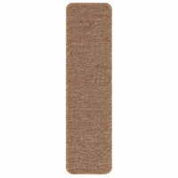 Tappetini Antiscivolo per Scale 15 pcs Giallo 75 x 20 cm PP 4019809