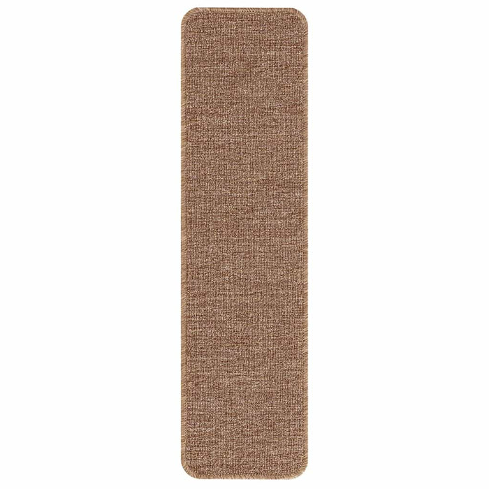 Tappetini Antiscivolo per Scale 15 pcs Giallo 75 x 20 cm PP 4019809