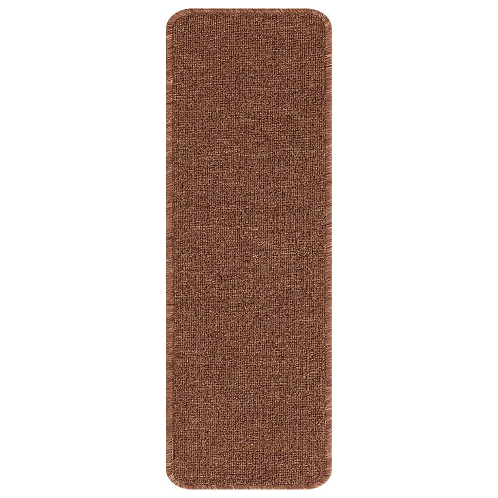 Tappetini Antiscivolo per Scale 15 pcs Giallo 60 x 25 cm PP 4019810