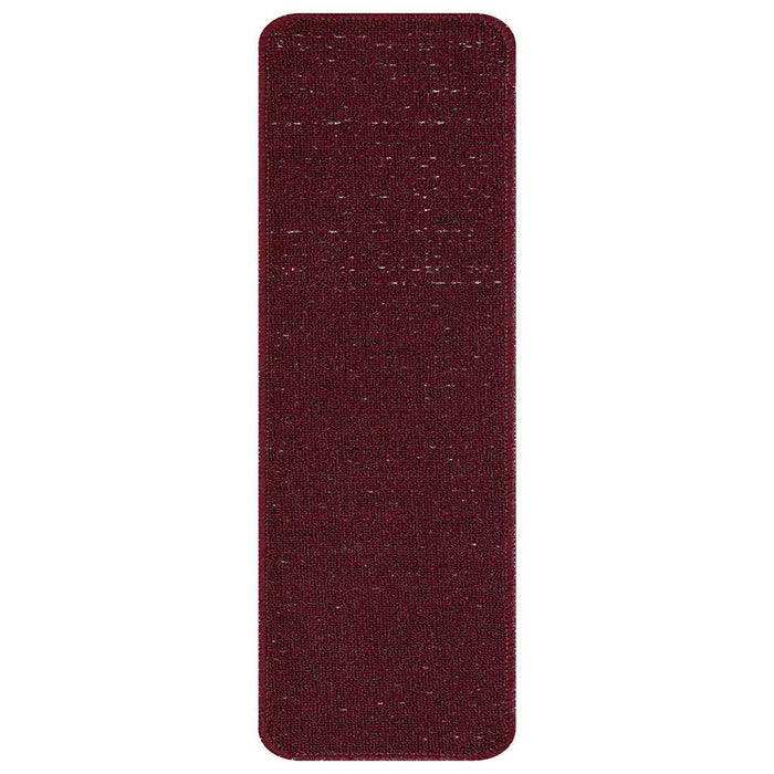 Tappetini Antiscivolo per Scale 15 pcs Bordò 60 x 25 cm PP 4019812