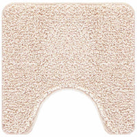 Tappeto Antiscivolo per Bagno con Taglio per Toilette Crema 4019816