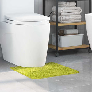 Tappeto Antiscivolo per Bagno con Taglio per Toilette Verde 4019819