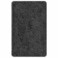 Tappetino da bagno antiscivolo Grigio scuro 50 x 80 cm PP 4019824