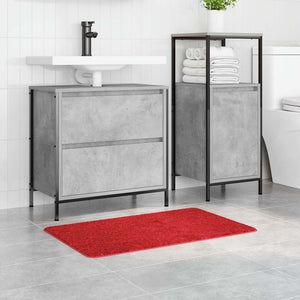 Tappetino da bagno antiscivolo Rosso 50 x 80 cm PP 4019828