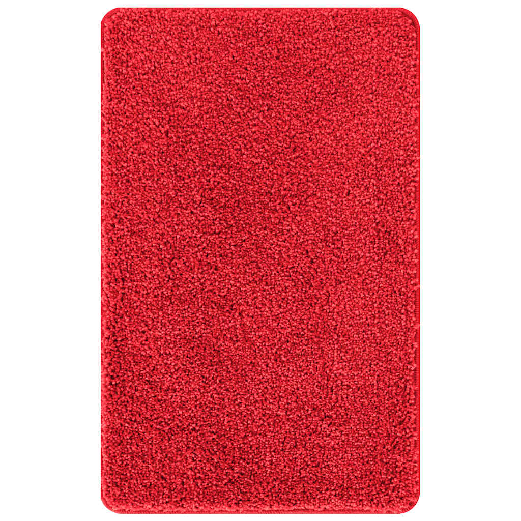 Tappetino da bagno antiscivolo Rosso 50 x 80 cm PP 4019828