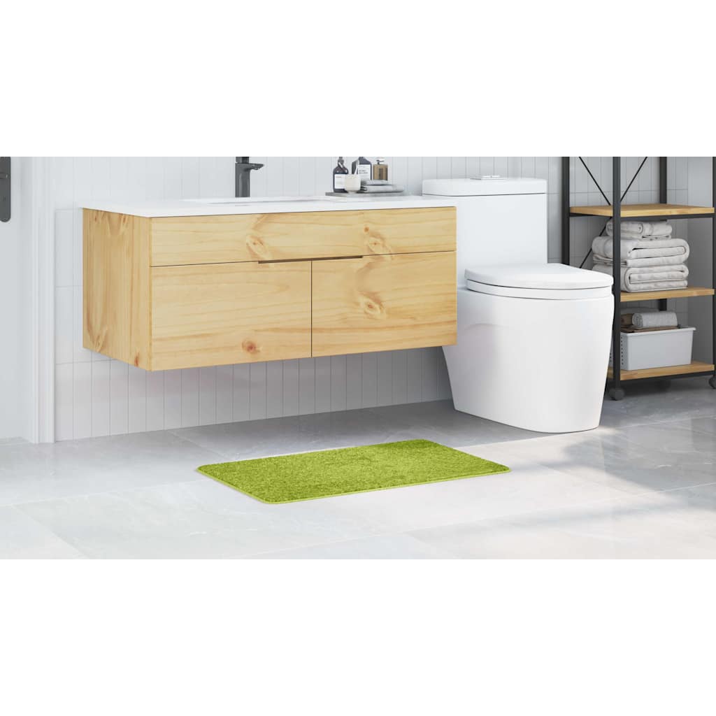 Tappetino da bagno antiscivolo Verde 50 x 80 cm PP 4019829