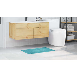 Tappetino da bagno antiscivolo Turchese 50 x 80 cm PP 4019830