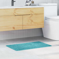 Tappetino da bagno antiscivolo Turchese 50 x 80 cm PP 4019830