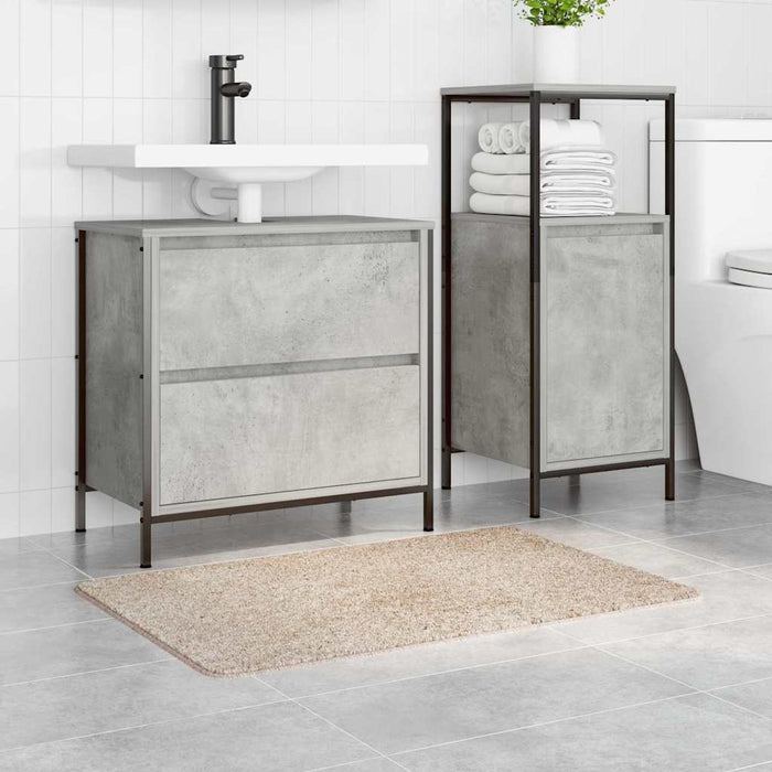 Tappetino da bagno antiscivolo Crema 60 x 90 cm PP 4019836