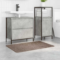 Tappetino da bagno antiscivolo Marrone 60 x 90 cm PP 4019837