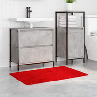 Tappetino da bagno antiscivolo Rosso 60 x 90 cm PP 4019838