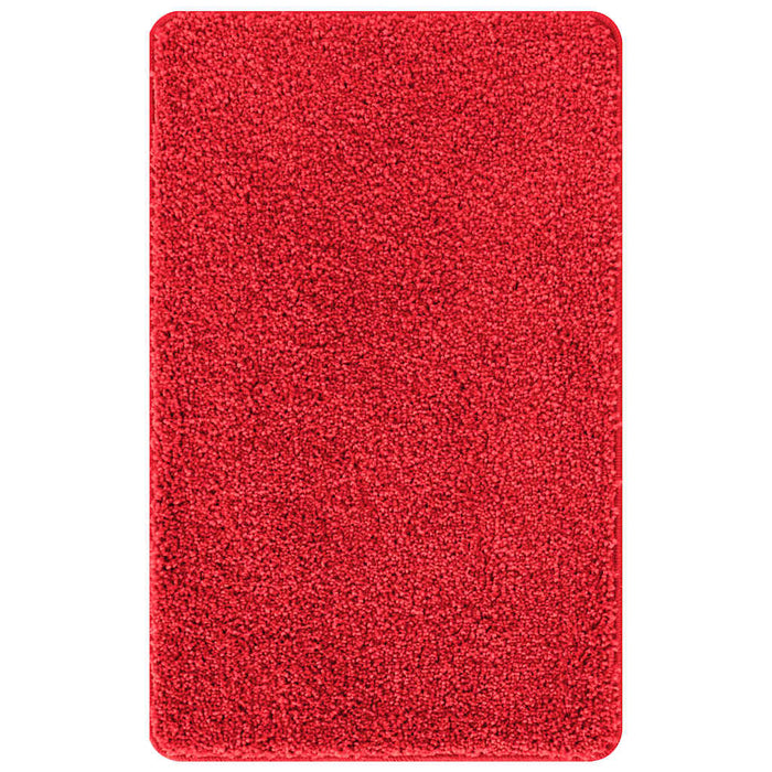 Tappetino da bagno antiscivolo Rosso 60 x 90 cm PP 4019838
