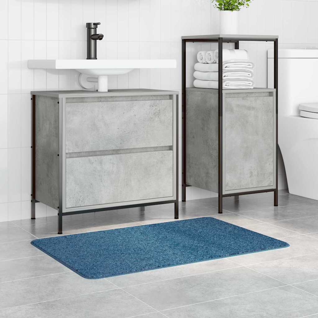 Tappetino da bagno antiscivolo Blu 60 x 90 cm PP 4019843