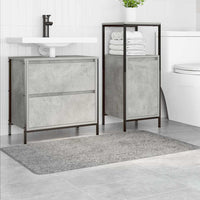 Tappetino da bagno antiscivolo Grigio 70 x 120 cm PP 4019845